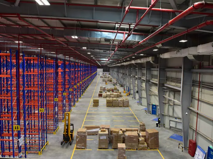 Air-conditioned Agility warehouse with ducted supply
