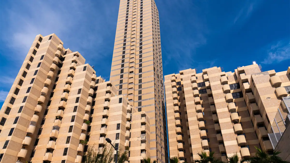 Al Tameer Complex towers in Kuwait City